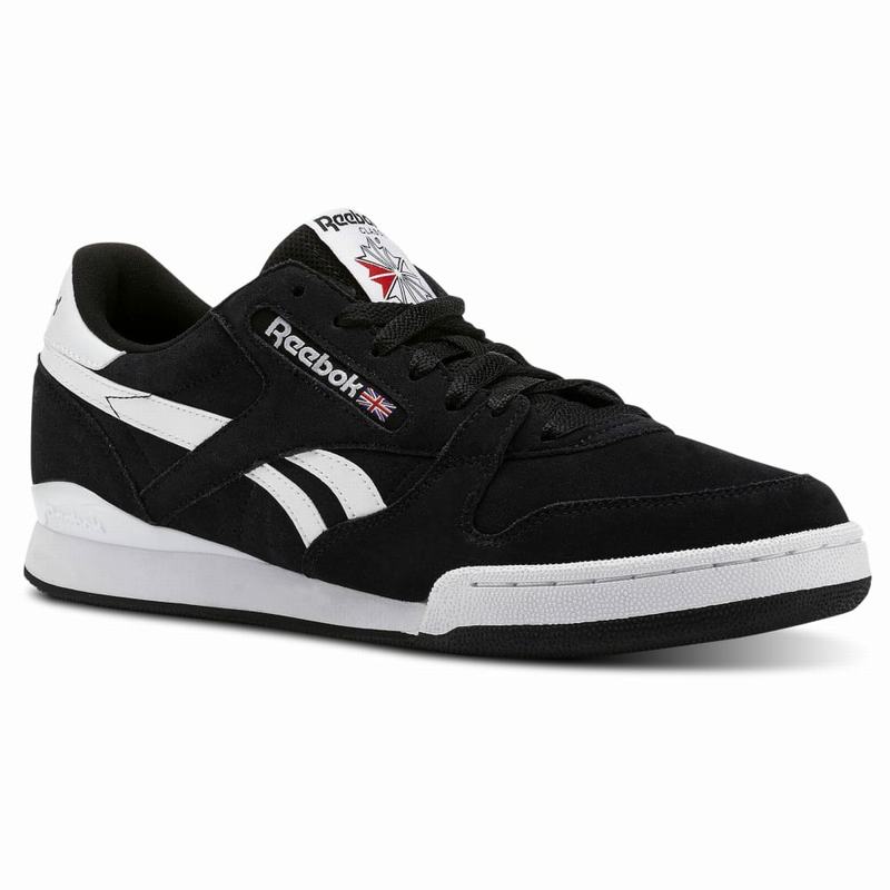 Tenisi Reebok Phase 1 Pro Dama Negrii/Albi Romania VM6117JG